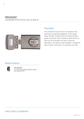 Lockwood 001 Deadlatch
