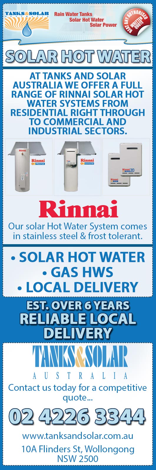 Tanks & Solar Australia - Promotion