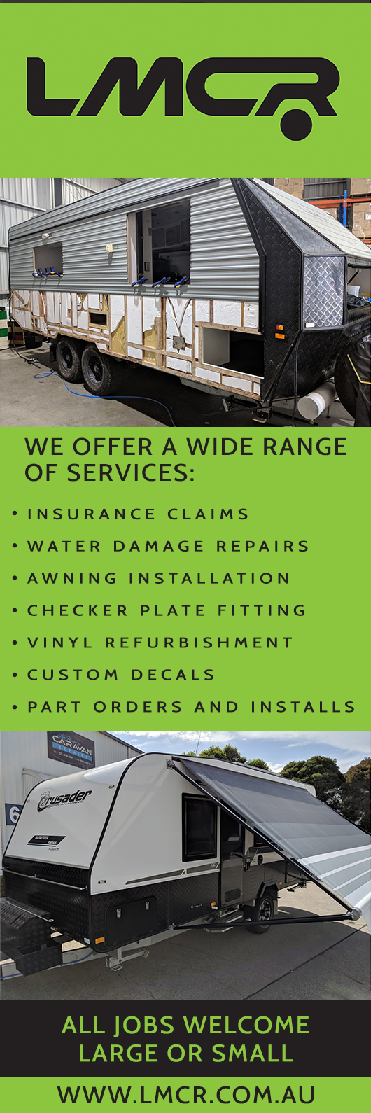 Lake Macquarie Caravan Repairs - Promotion
