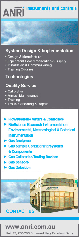 Anri Instruments & Controls Pty Ltd - Promotion