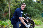 Cable driven drain cleaner for light application.