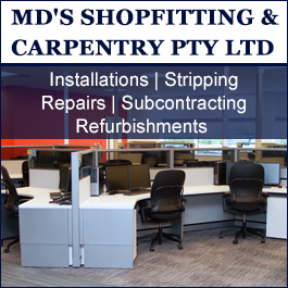 M D'S Shopfitting & Carpentry Pty Ltd - Promotion