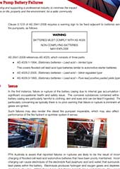 Fire Pump Battery Failures