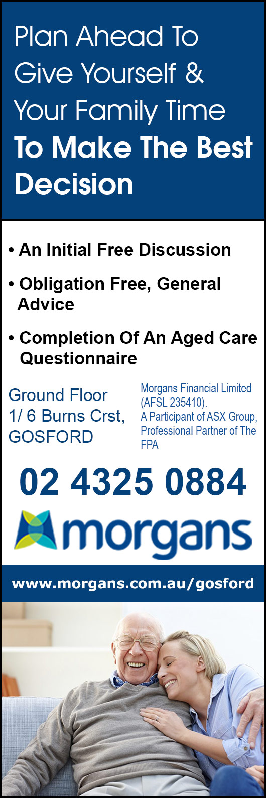 Morgans Financial Limited - Gosford - Promotion