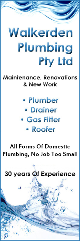 Walkerden Plumbing Pty Ltd - Promotion
