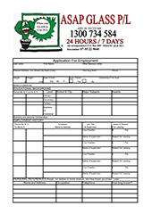 Employment Application Form