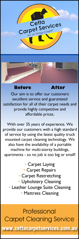 Cetta Carpet Services - Promotion