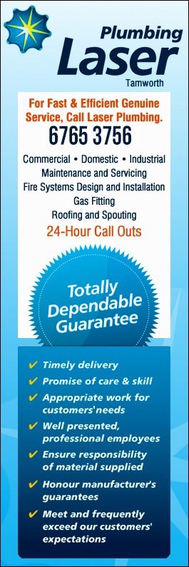 Laser Plumbing Tamworth - Promotion