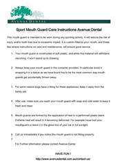 Sport Mouth Guard Care