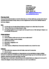 At Home Planning Guide