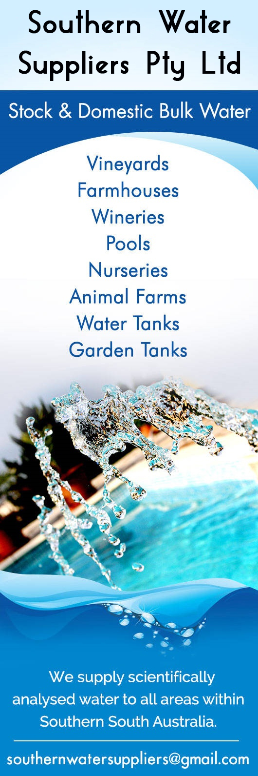 Southern Water Suppliers Pty Ltd Water Cartage Mt Compass