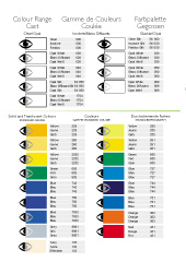 Ineos Acrylics Colour Chart