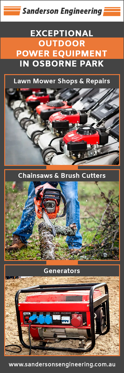 Sanderson's; Outdoor Power Equipment - Promotion
