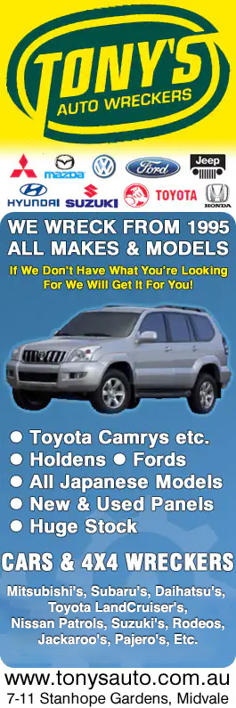 Tony's Auto Wreckers - Promotion