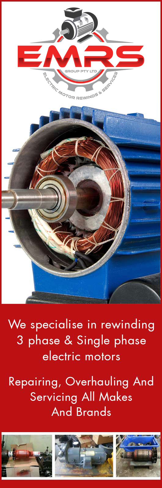 Electric Motor Rewinds & Services - Promotion