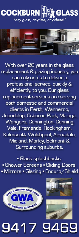 Cockburn Glass & Glazing - Promotion