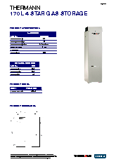 Thermann 170l 4 Star Gas Storage