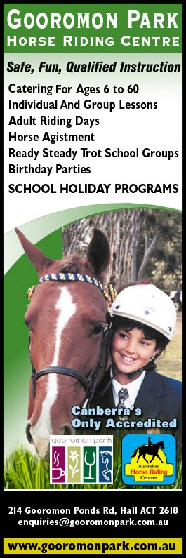 Gooromon Park Horse Riding Centre - Promotion