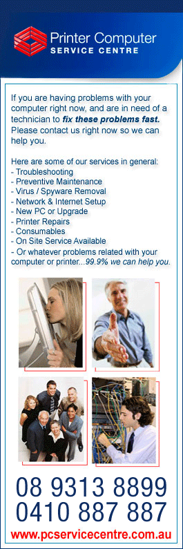 Perth Computer Service Centre - Promotion