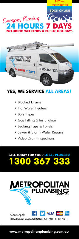 Metropolitan Plumbing - Promotion