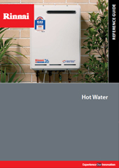 Rinnai Hot Water Reference Guide