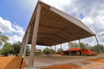 21m Span x 30m Basketball Shelter In Gan Gan Community