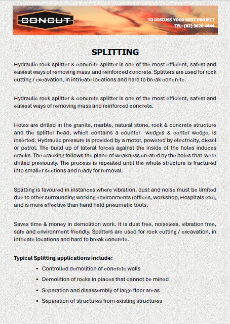 Splitting