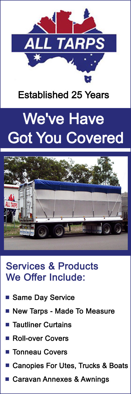 All Tarps - Promotion