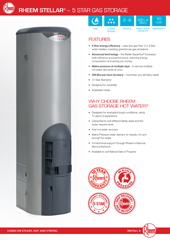 Rheem Stellar Gas Storage