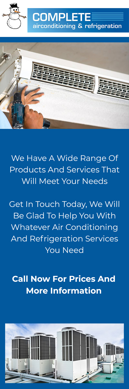 Complete Airconditioning & Refrigeration PTY LTD Air Conditioning