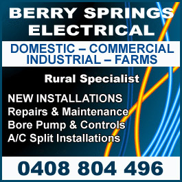 Berry Springs Electrical - Promotion