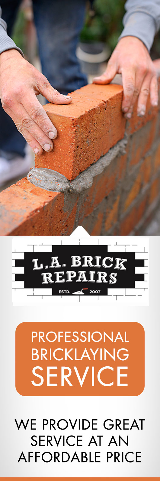 L.A Brick Repairs - Promotion