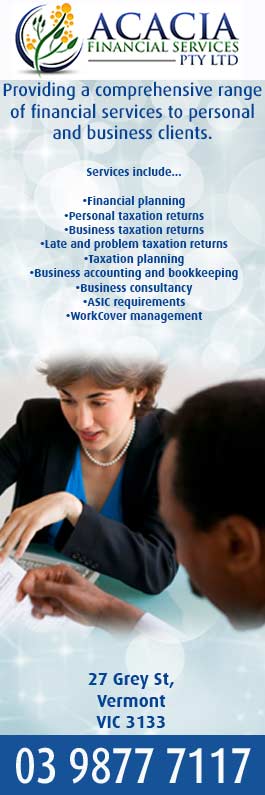Acacia Financial Services Pty Ltd - Promotion