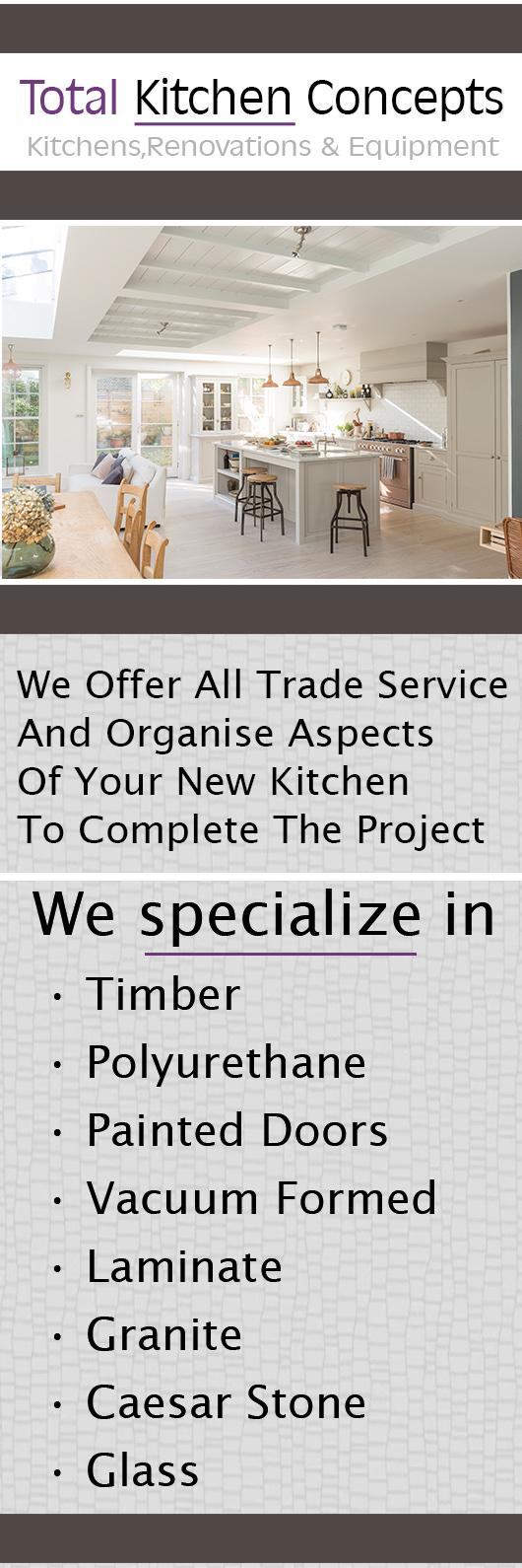 Total Kitchen Concepts - Promotion