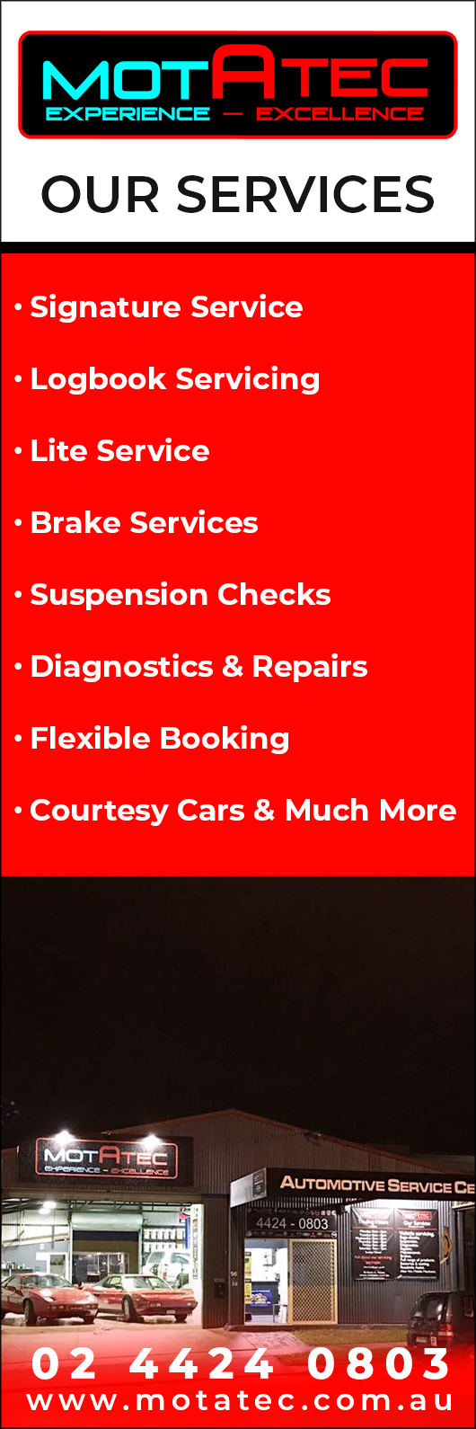 'Motatec Automotive Service Centre - European Specialists - Promotion