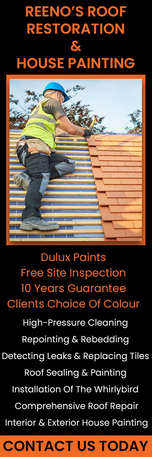 Reeno's Roof Restoration & House Painting - Promotion