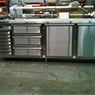 Stainless Steel Salad Prep Area Fridge & Bench