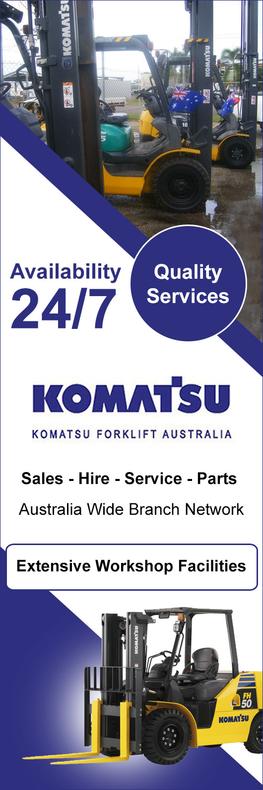 Komatsu Forklift Australia Pty Ltd Forklifts & Forklift Licence 217
