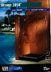 Semi Frameless Shower Screen