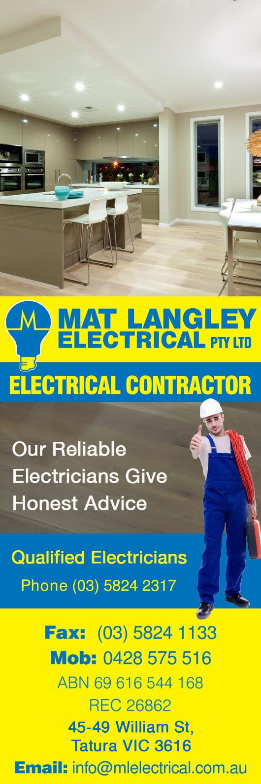 Mat Langley Electrical & Refrigeration Pty Ltd Electricians