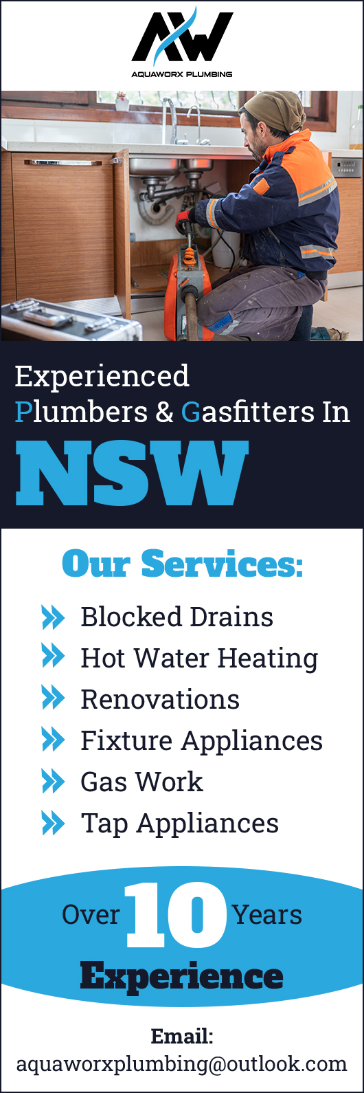 Aquaworx Plumbing & Drainage Services - Promotion