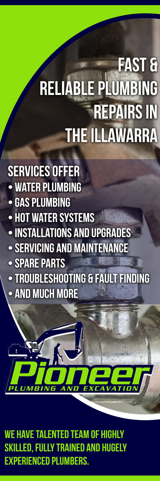 Pioneer Plumbing & Excavation Pty Ltd - Promotion