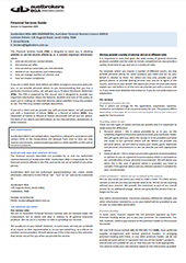Financial Services Guide