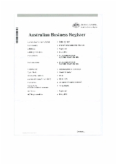 Australian Business Registration