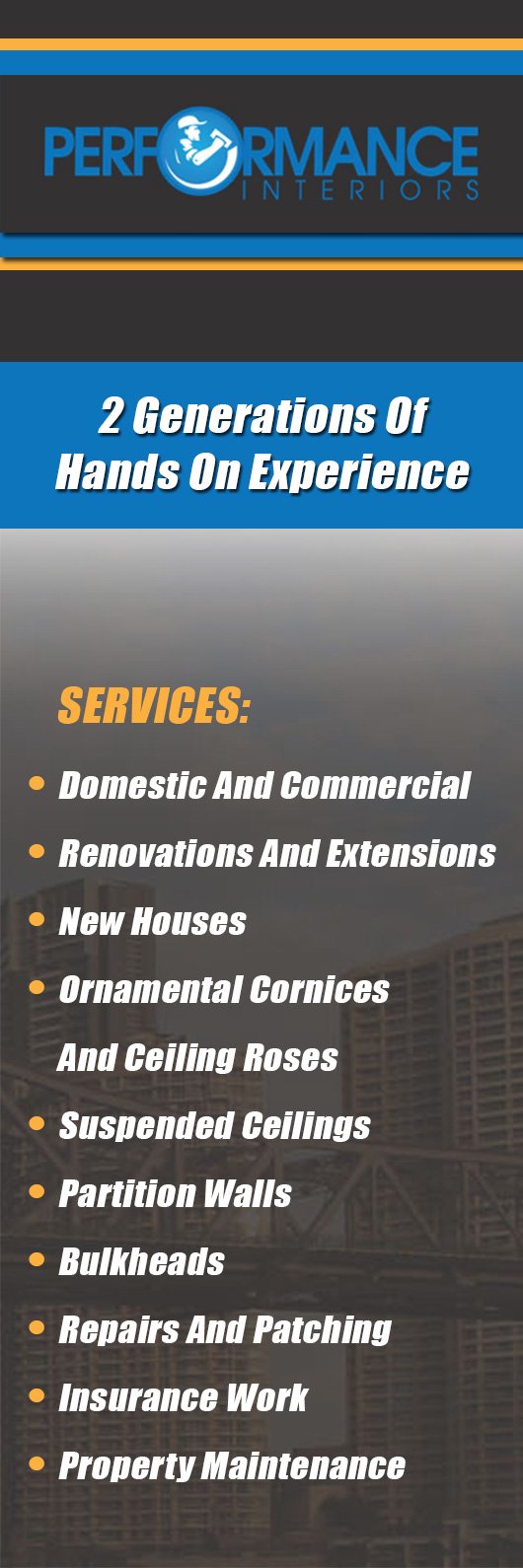 Performance Interiors Pty Ltd - Promotion