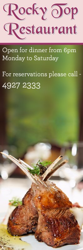 Rocky Top Restaurant - Promotion