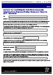 Notice To Contribute Form