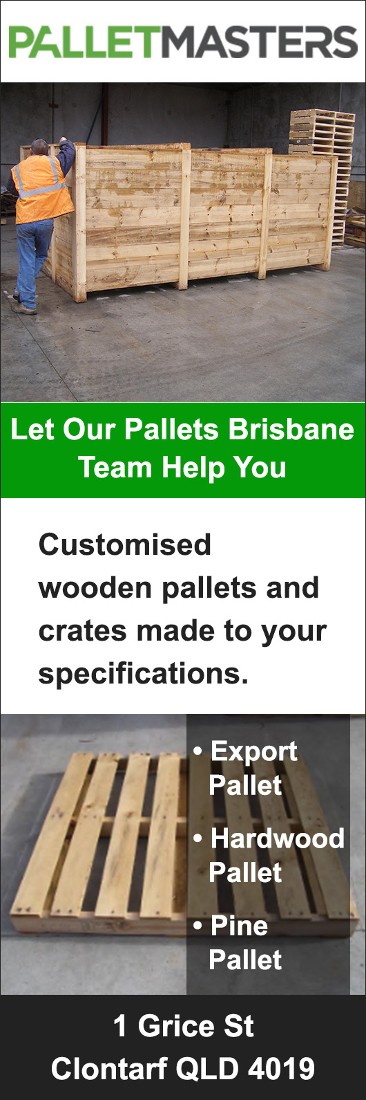 Palletmasters Pallets & Platforms Clontarf Yellow Pages®