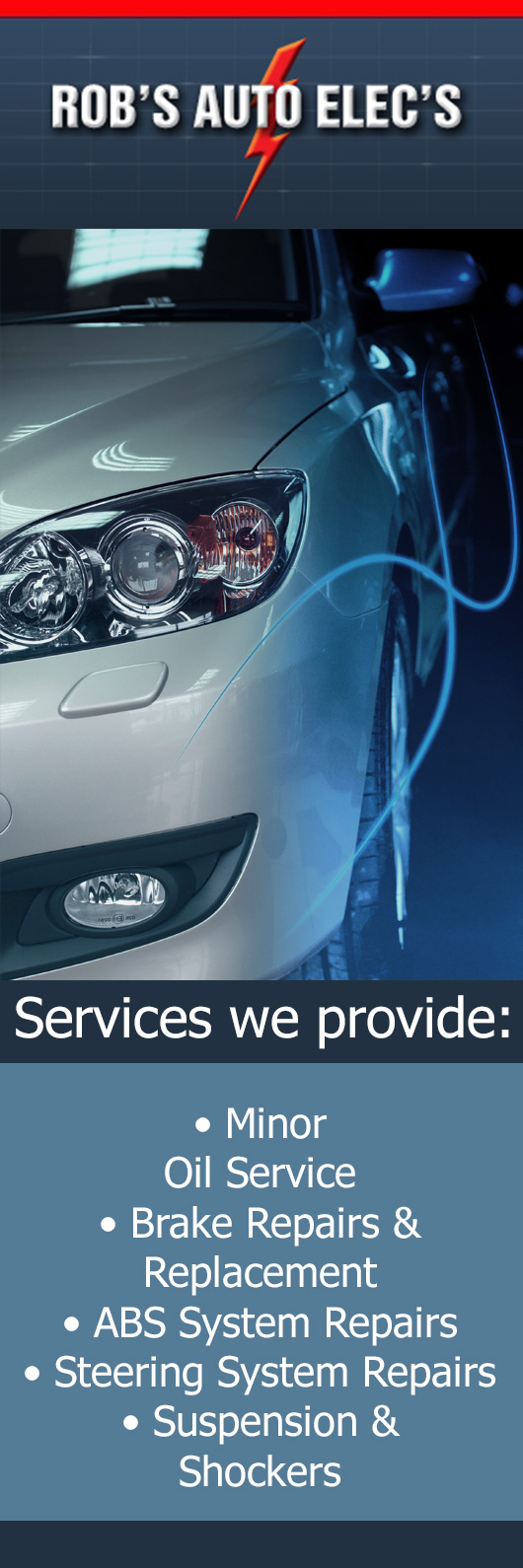Rob's Auto Elec's - Promotion