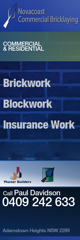 Novacoast Bricklaying Pty Ltd - Promotion